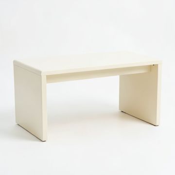 Juniper Field Desktop Monitor Riser - Ivory (synthetic illustration; no displayed measurements)