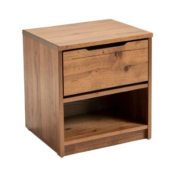 Jerry 2 - Drawer Solid Wood Nightstand
