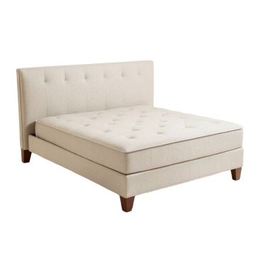 Curtney Twin Tufted Upholstered Platform Bed