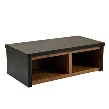 Alder Brook Shoe Storage Bench - Black
