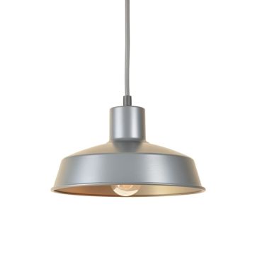 Maple Branch Pendant Light Suspended From One Plain Cable - Gray