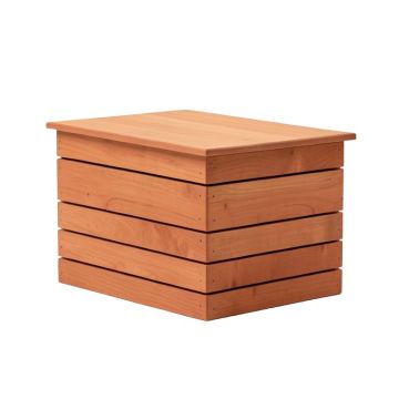 Vale Branch Closed Outdoor Storage Box - Terracotta (synthetic illustration; no displayed measurements)