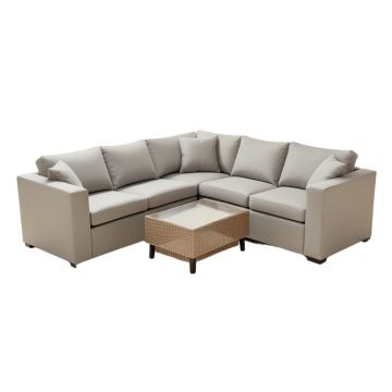 Boadle Outdoor 10 Piece Sofa Seating Group With Cushions