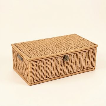 Somerset Bellar Rattan Rectangular Double Tissue Box Cover Bathroom Accessory Set (synthetic illustration; no displayed measurements)