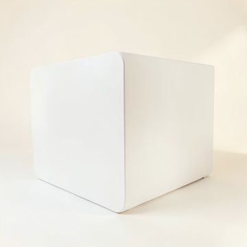 Hill Falls Empty Furniture-Style Litter Enclosure - White (synthetic illustration; no displayed measurements)