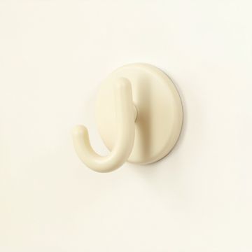 Birch Crossing Wall-Mounted Robe Hook - Ivory (synthetic illustration; no displayed measurements)