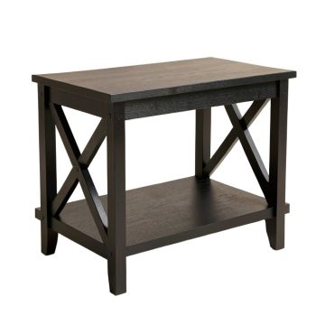Moss Edge Side Table - Black