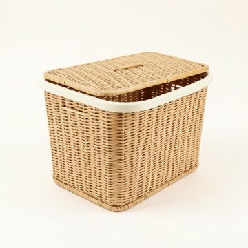 Maple Arc Laundry Hamper - Cream (synthetic illustration; no displayed measurements)
