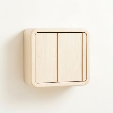 Cliff Canyon Wall-Mounted Entry Cabinet - Ivory (synthetic illustration; no displayed measurements)