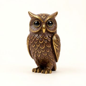 Mystical Spirit Owl Authentic Foundry Door Knocker (synthetic illustration; no displayed measurements)