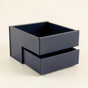 Ash Edge Under-Desk Drawer Unit - Navy (synthetic illustration; no displayed measurements)