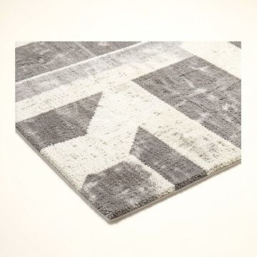 Aniston Shag Gray/White Rug (synthetic illustration; no displayed measurements)