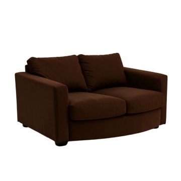 Tariq 91 '' Round Arm Sofa With Reversible Cushions