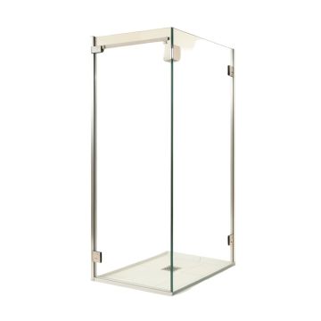 Glass Barn 60 '' W X 76 '' H Single Sliding Frameless Shower Door