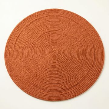Briar Bridge Round Area Rug - Terracotta (synthetic illustration; no displayed measurements)