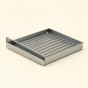Meadow Falls Empty Under-Desk Cable Tray - Gray (synthetic illustration; no displayed measurements)