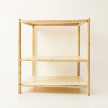 Slate Crest Empty Seed-Starting Shelving Unit Without Lights - Cream (synthetic illustration; no displayed measurements)