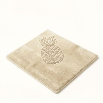 Batik Pineapple Rectangle 100 % Cotton Reversible Bath Rug (synthetic illustration; no displayed measurements)