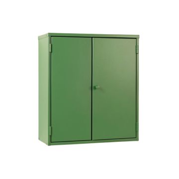 Hazel Branch Wall-Mounted Laundry Cabinet - Green