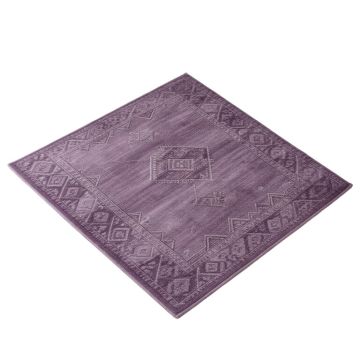 Oloughlin Geometric Purple Area Rug