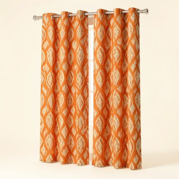 Ambesonne Ikat 2 Panel Curtain Set (synthetic illustration; no displayed measurements)