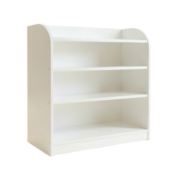 Summit Dell Desktop Shelving Unit - White (synthetic illustration; no displayed measurements)