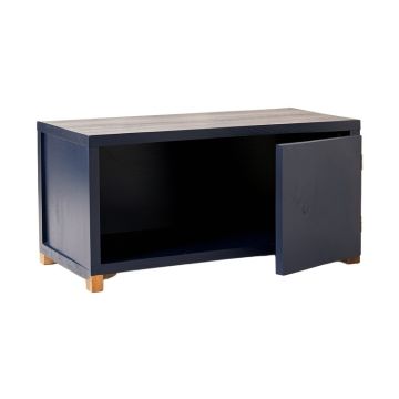 River Canyon Shoe Storage Bench - Navy