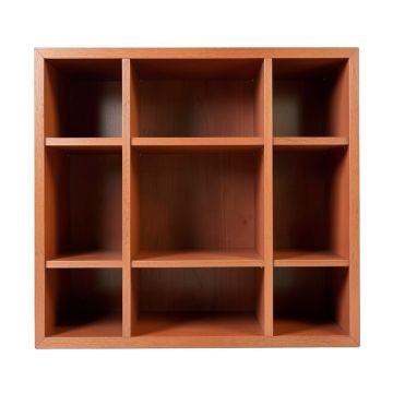 Field Arc Empty Mug-Storage Cabinet Insert - Terracotta (synthetic illustration; no displayed measurements)