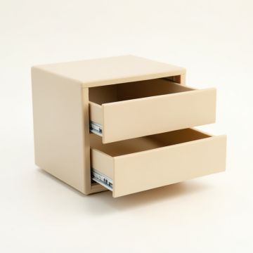 Field Dell Small-Parts Storage Drawer Cabinet - Beige (synthetic illustration; no displayed measurements)