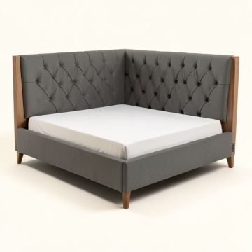 Suzanne Queen Tufted Upholstered Low Profile Standard Bed (synthetic illustration; no displayed measurements)