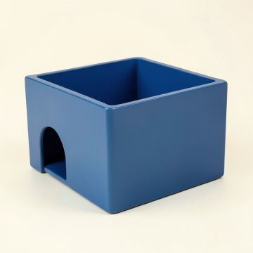 Glen Dell Empty Furniture-Style Litter Enclosure - Blue (synthetic illustration; no displayed measurements)
