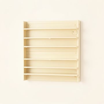 Clay Brook Empty Wall-Mounted Tool Organizer Panel - Cream (synthetic illustration; no displayed measurements)