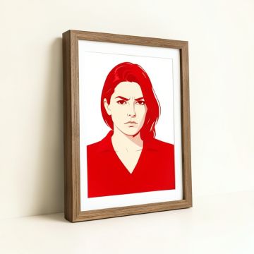 Disapproving Michelle By Heather Perry - Graphic Art Print (synthetic illustration; no displayed measurements)