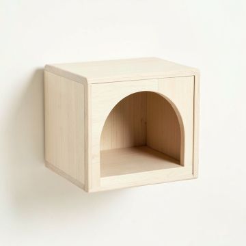 Aspen Dale Wall-Mounted Cat Perch - Ivory (synthetic illustration; no displayed measurements)