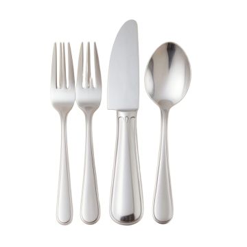Ralph Kramer Finesse 72 Piece 18/10 Stainless Steel Flatware Set , Service For 12