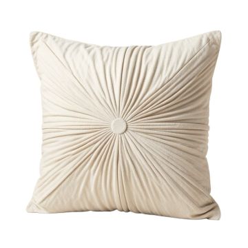 Kadyn Pleated Square Throw Pillow
