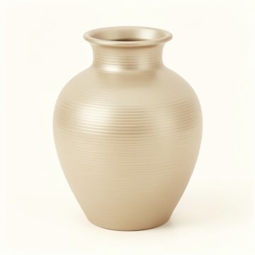Reed Brook Empty Decorative Vase - Beige (synthetic illustration; no displayed measurements)