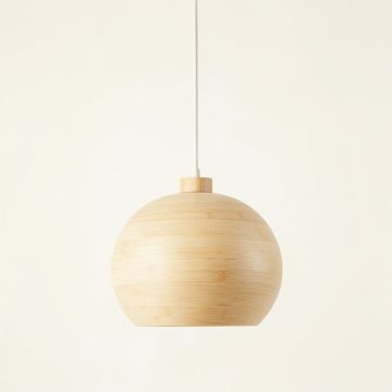 Holly Crest Pendant Light Suspended From One Plain Cable - Ivory (synthetic illustration; no displayed measurements)