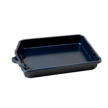 Bay Bend Empty Under-Desk Cable Tray - Navy