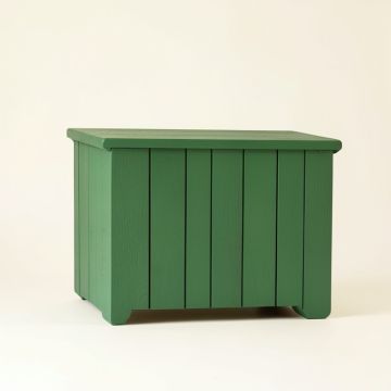 Olive Brook Narrow Outdoor Storage Bench - Green (synthetic illustration; no displayed measurements)