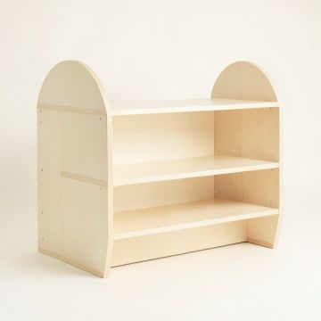 Harbor Dell Desktop Shelving Unit - Ivory (synthetic illustration; no displayed measurements)