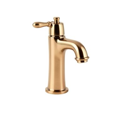 Victorian Single Hole Bathroom Faucet With Drain Assembly