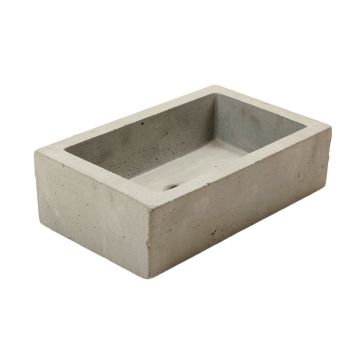 Trough Concrete Rectangular Bathroom Sink