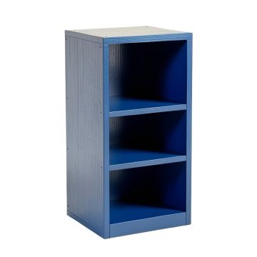 Olive Edge Narrow Cubby Tower - Blue