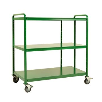 Olive Bluff Empty Rolling Workshop Cart - Green
