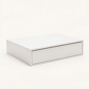 Glen Crest Desktop Monitor Riser - White (synthetic illustration; no displayed measurements)