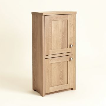 13.25 '' W X 32 '' H X 20.25 '' D Free-Standing Bathroom Cabinet (synthetic illustration; no displayed measurements)