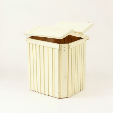 Moss Arc Closed Garden Compost Bin - Ivory (synthetic illustration; no displayed measurements)