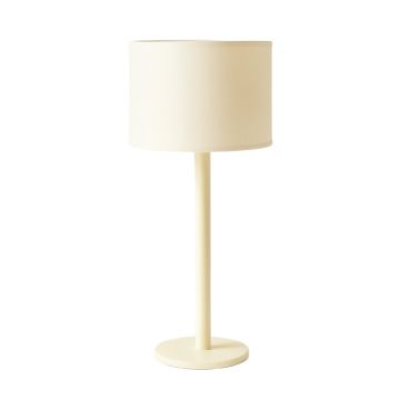 Sage Bluff Floor Lamp With A Plain Fabric Shade - Cream