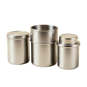 Wave 4 Piece Kitchen Canister Set
